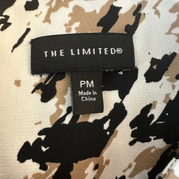 The Limited Women's Button Up Blouse Abstract Design Size Petite Medium - Picture 2 of 6